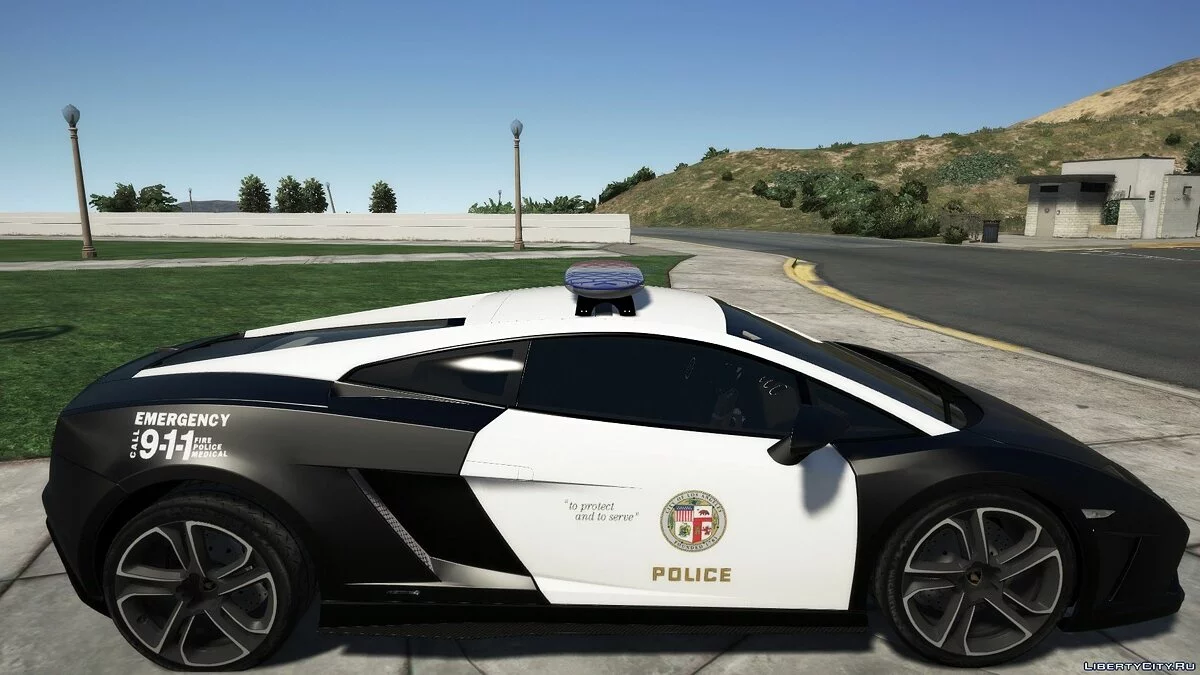 Полицейская 2013 Lamborghini Gallardo LP560-4 LAPD 1.3 / GTA 5