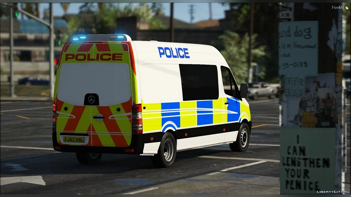 2017 Mercedes-Benz Sprinter - Машина полиции / GTA 5