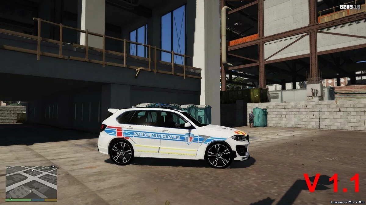 BMW X5M Regendage - Французская муниципальная полиция / GTA 5