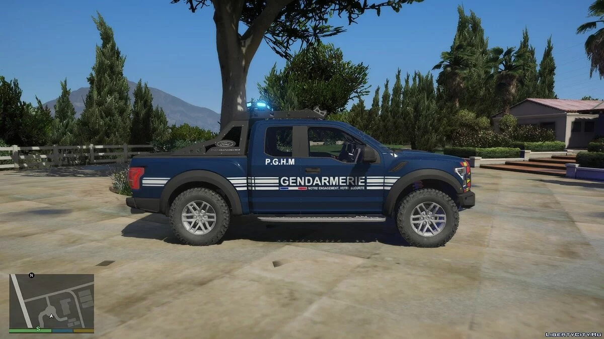 Ford F150 Raptor - Французская жандармерия v1.1 / GTA 5