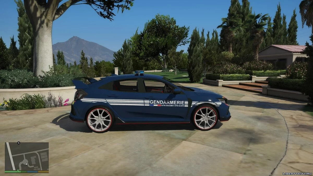 Honda Civic Type R 2017 - Французская жандармерия / GTA 5
