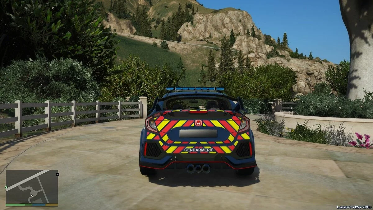 Honda Civic Type R 2017 - Французская жандармерия / GTA 5