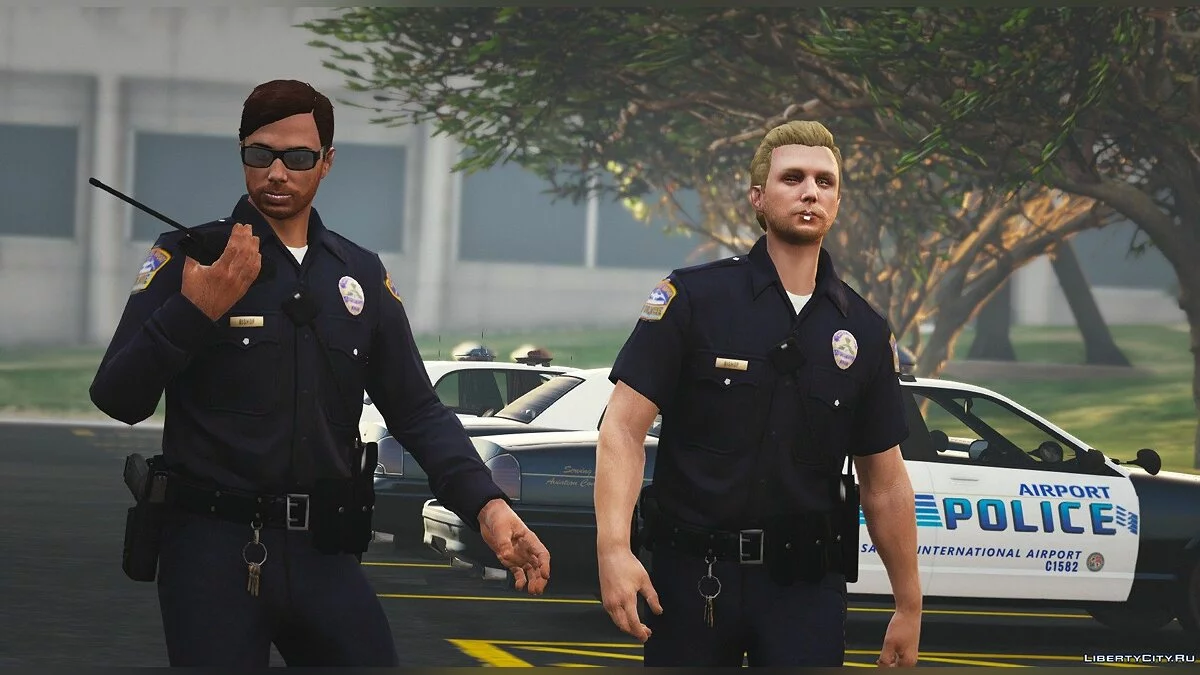 Полиция аэропорта Лос-Сантоса / GTA 5