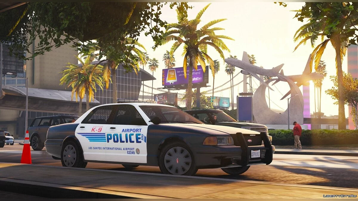 Полиция аэропорта Лос-Сантоса / GTA 5
