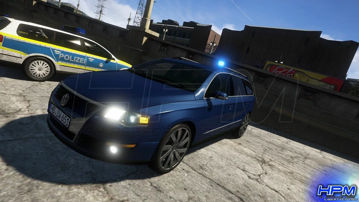 VW Passat B6 Variant - Гражданская полиция / GTA 5