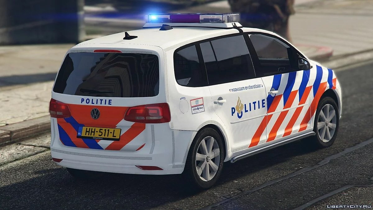 2010 Volkswagen Touran - Голландская полиция / GTA 5