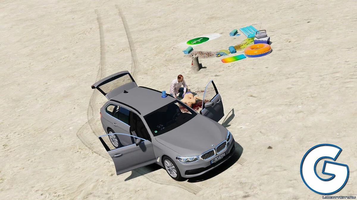 BMW G31 полиция Гамбурга / GTA 5