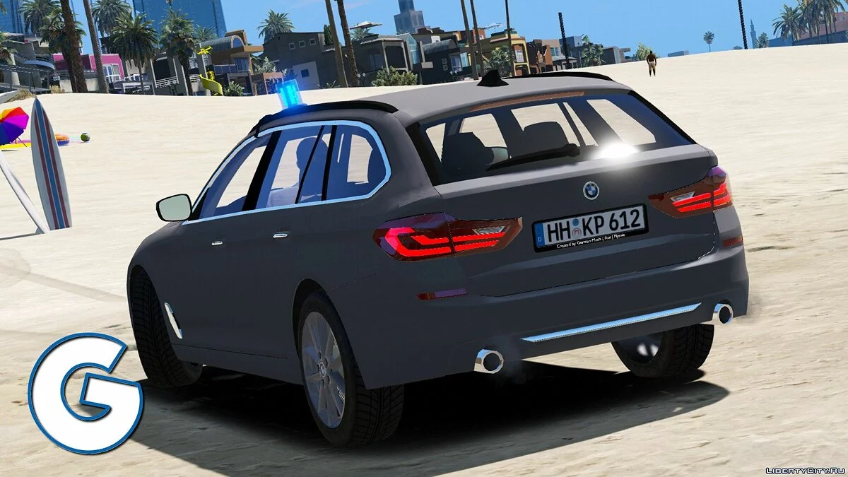 BMW G31 полиция Гамбурга / GTA 5
