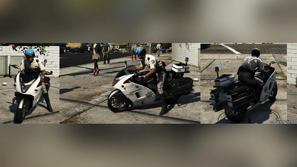 Полицейский мотоцикл Hakucho 1.1 / GTA 5