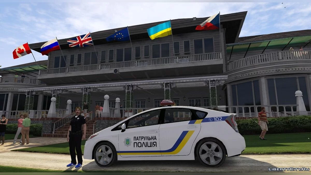 2009 Toyota Prius - Полиция Украины / GTA 5