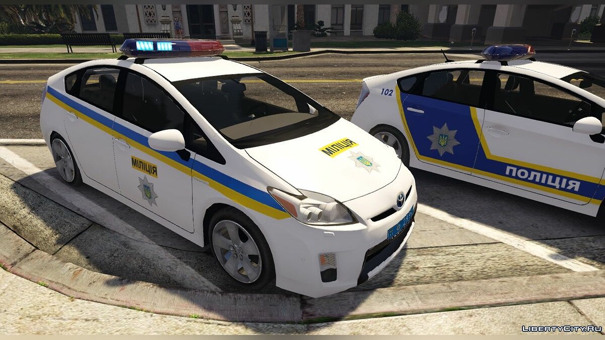 Скачать 2009 Toyota Prius - Полиция Украины для GTA 5