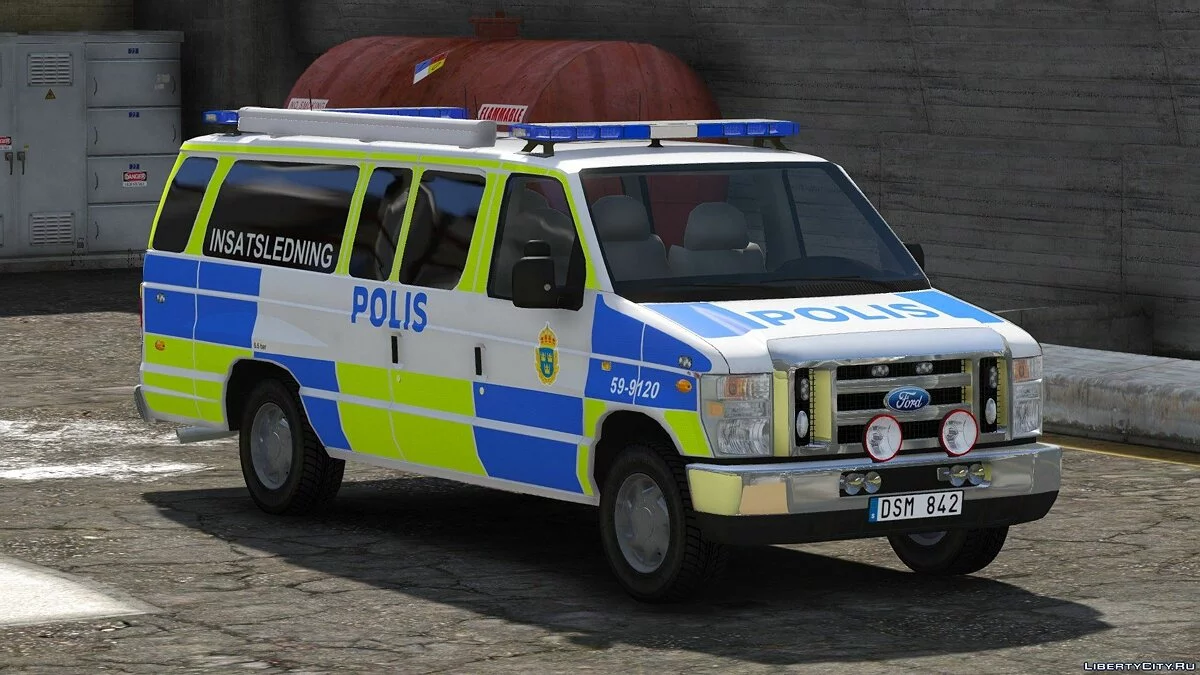 2013 Ford Tristar Extended Wagon - Шведская полиция / GTA 5
