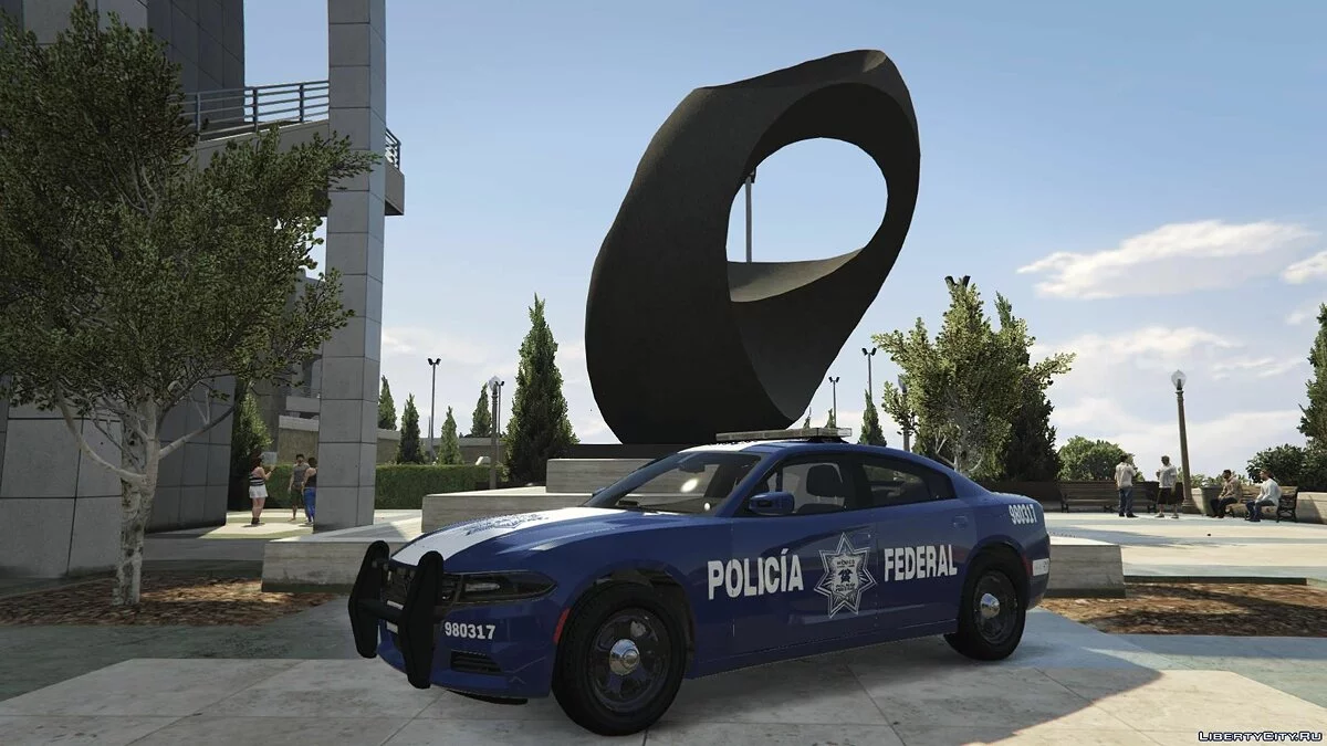 2018 Dodge Charger Pursuit ELS Policía Federal México (SG) / GTA 5