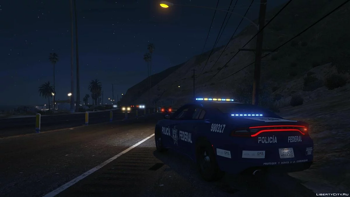 2018 Dodge Charger Pursuit ELS Policía Federal México (SG) / GTA 5