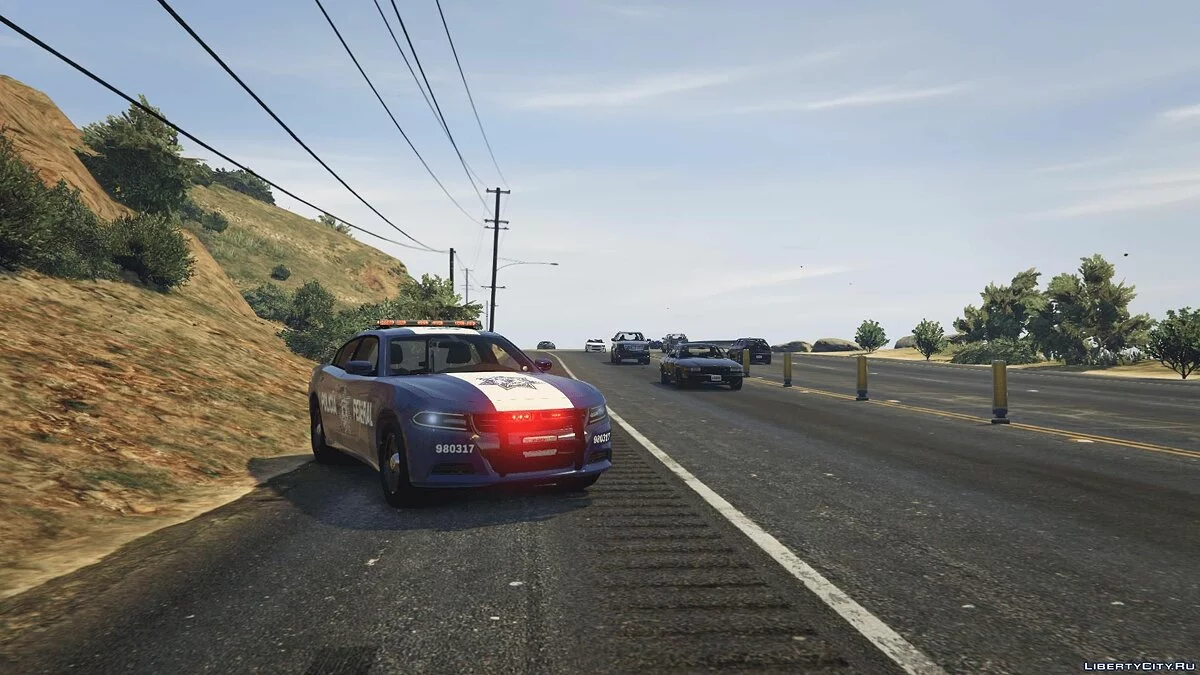 2018 Dodge Charger Pursuit ELS Policía Federal México (SG) / GTA 5