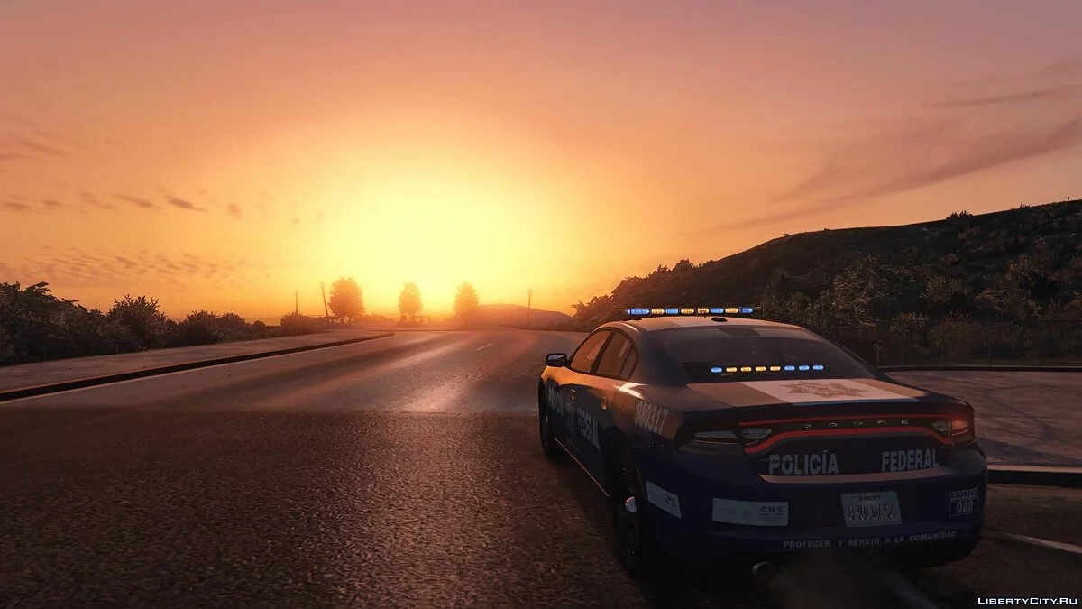 2018 Dodge Charger Pursuit ELS Policía Federal México (SG) / GTA 5