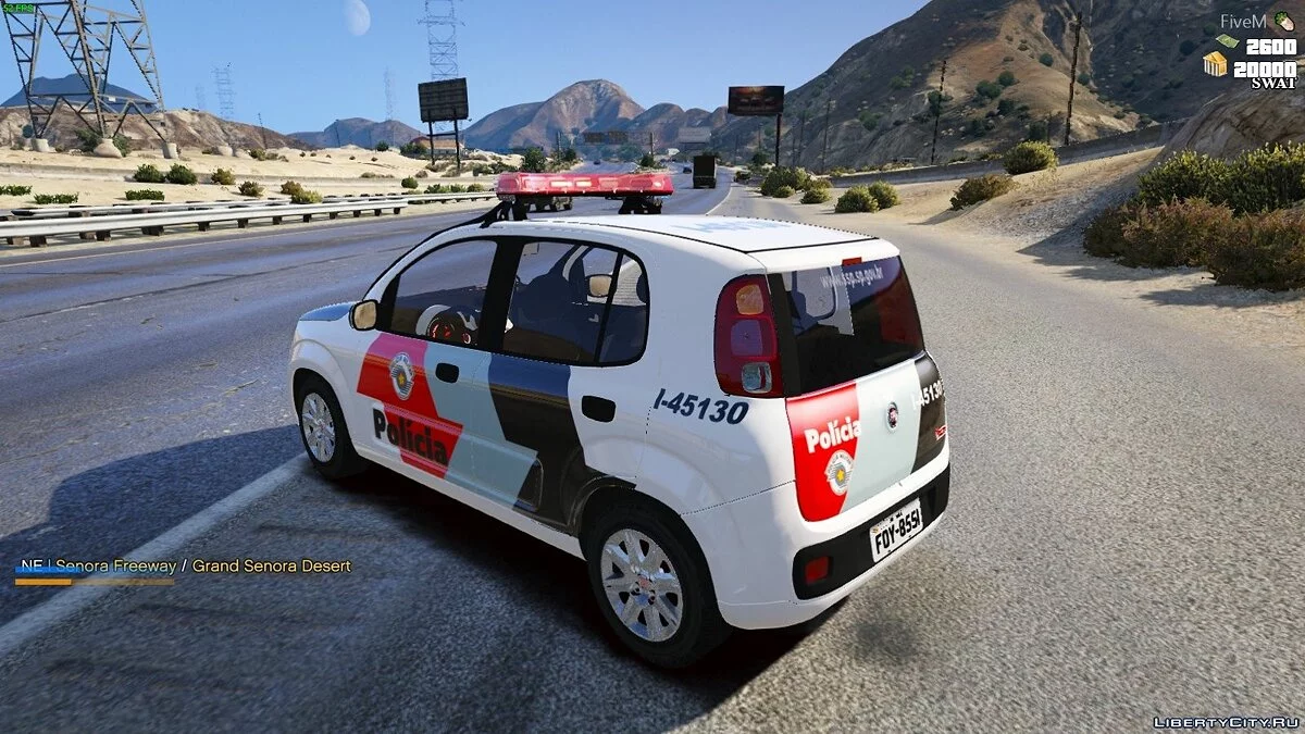 Fiat Uno PMESP / GTA 5
