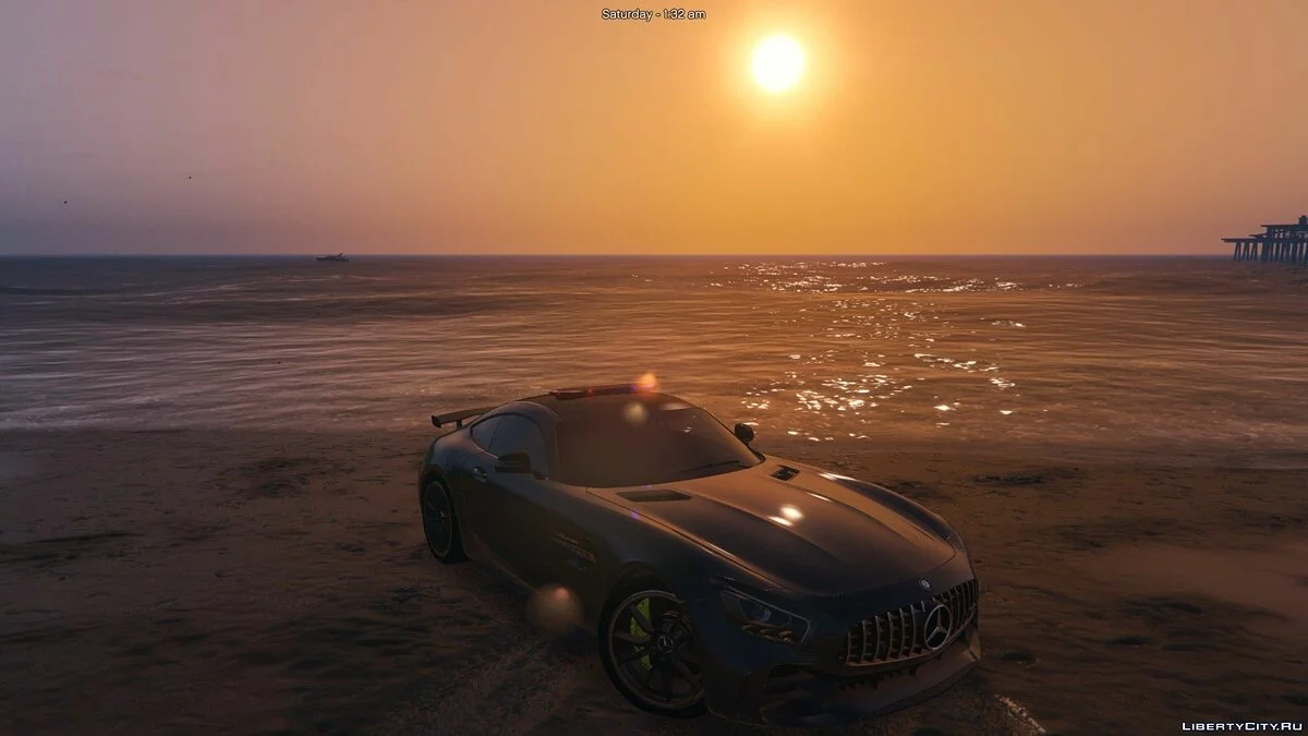 Mercedes-Benz AMG GT-R Police (ADD-ON) 1.0 / GTA 5