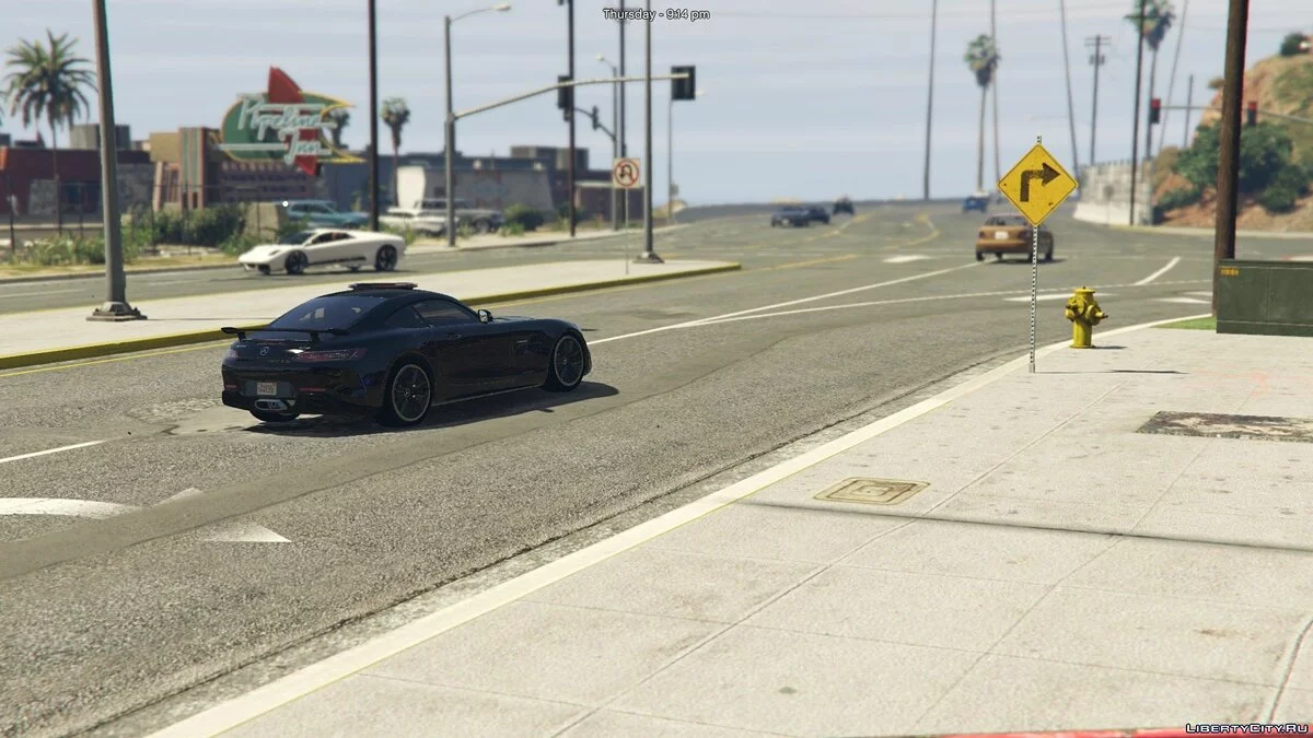 Mercedes-Benz AMG GT-R Police (ADD-ON) 1.0 / GTA 5