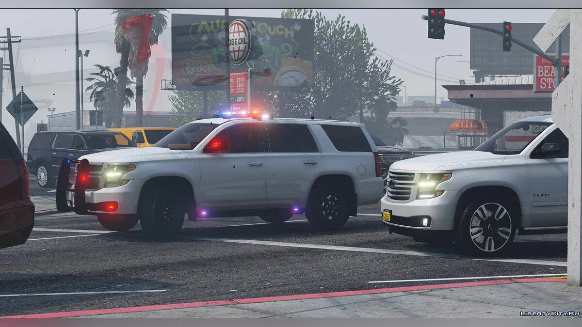 Chevrolet Tahoe Police Pursuit Vehicle 2015 v1.1.0909 / GTA 5