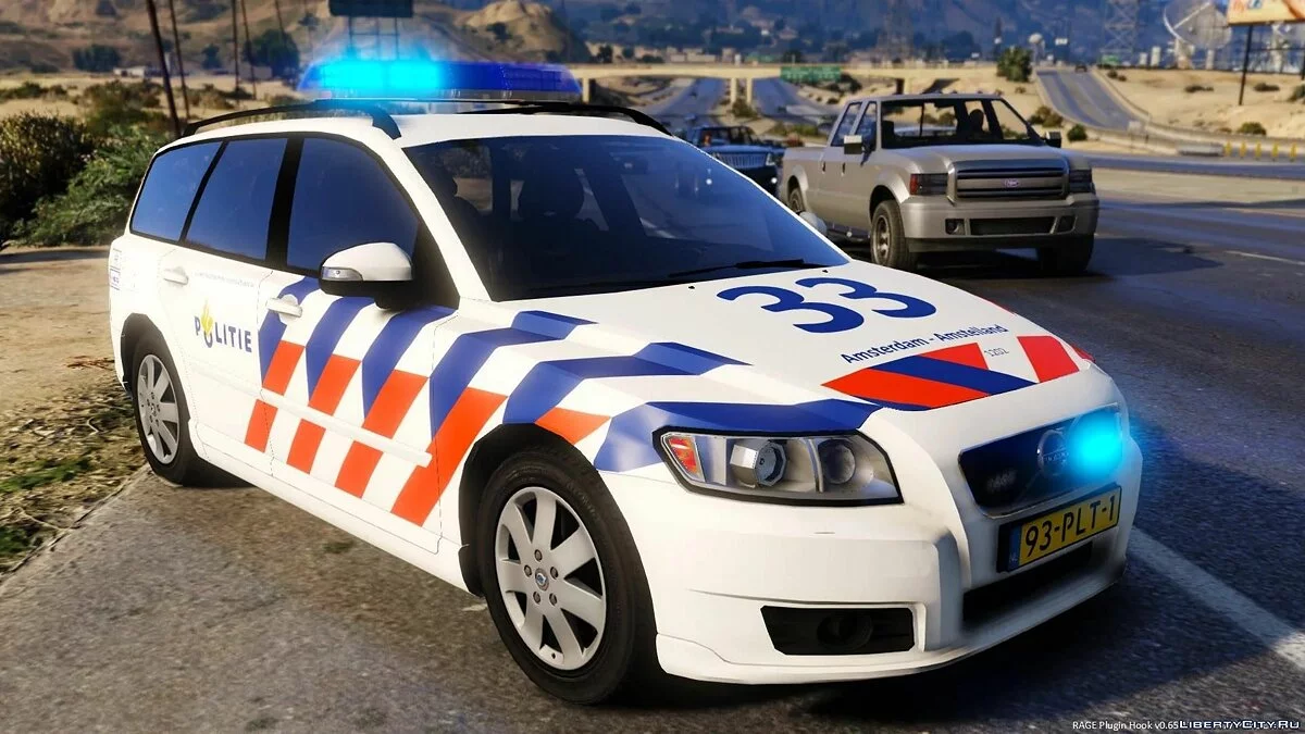 Голландская полиция Volvo V50 (THW) v1 / GTA 5