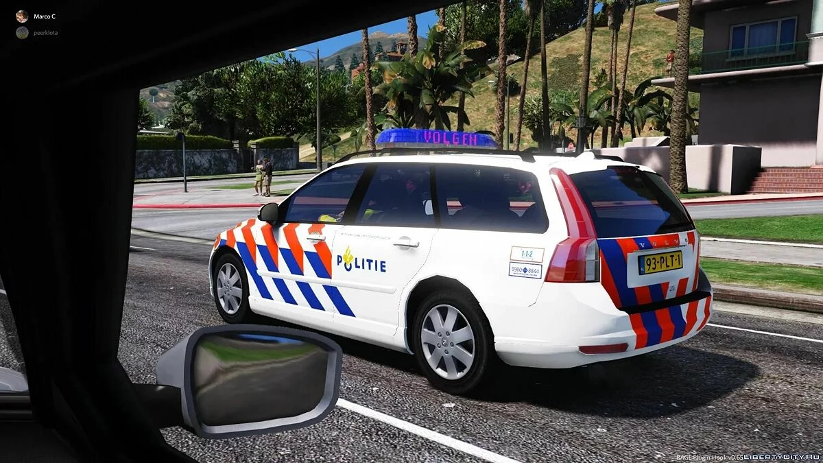 Голландская полиция Volvo V50 (THW) v1 / GTA 5