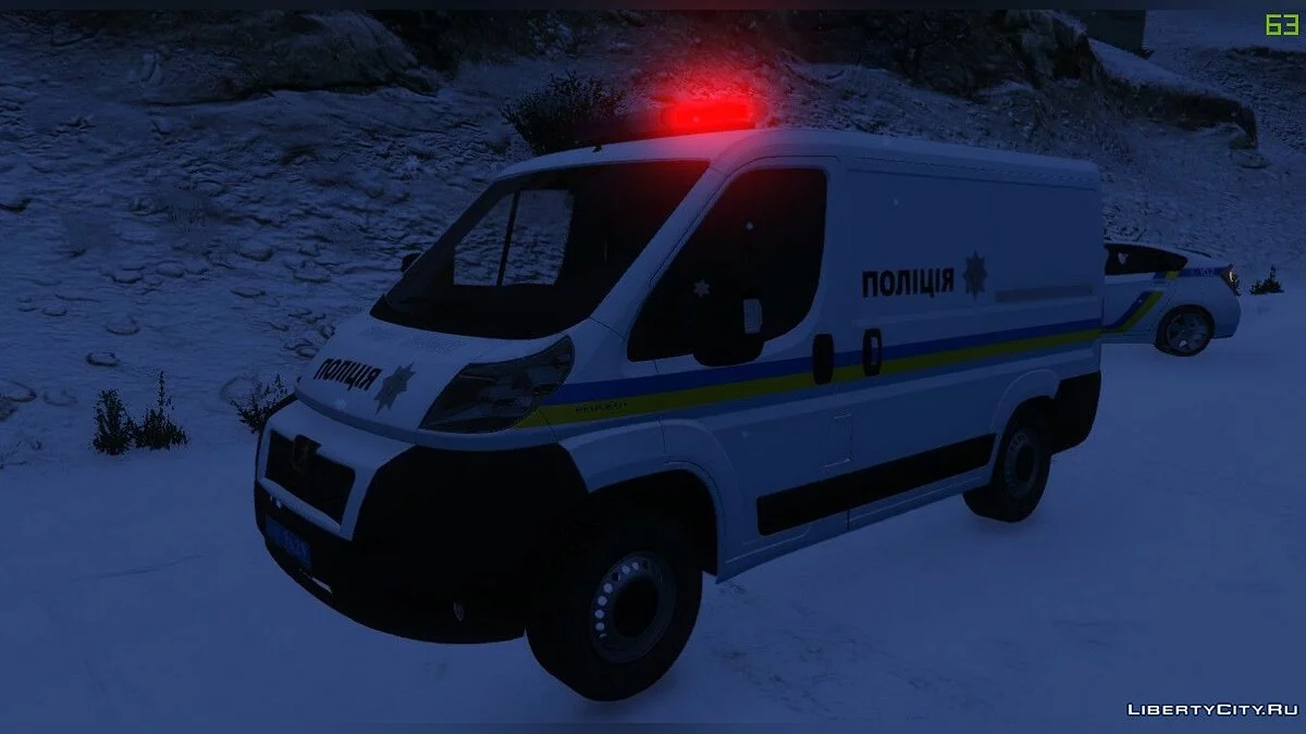 Peugeot Boxer 2007 - Украинская полиция / GTA 5