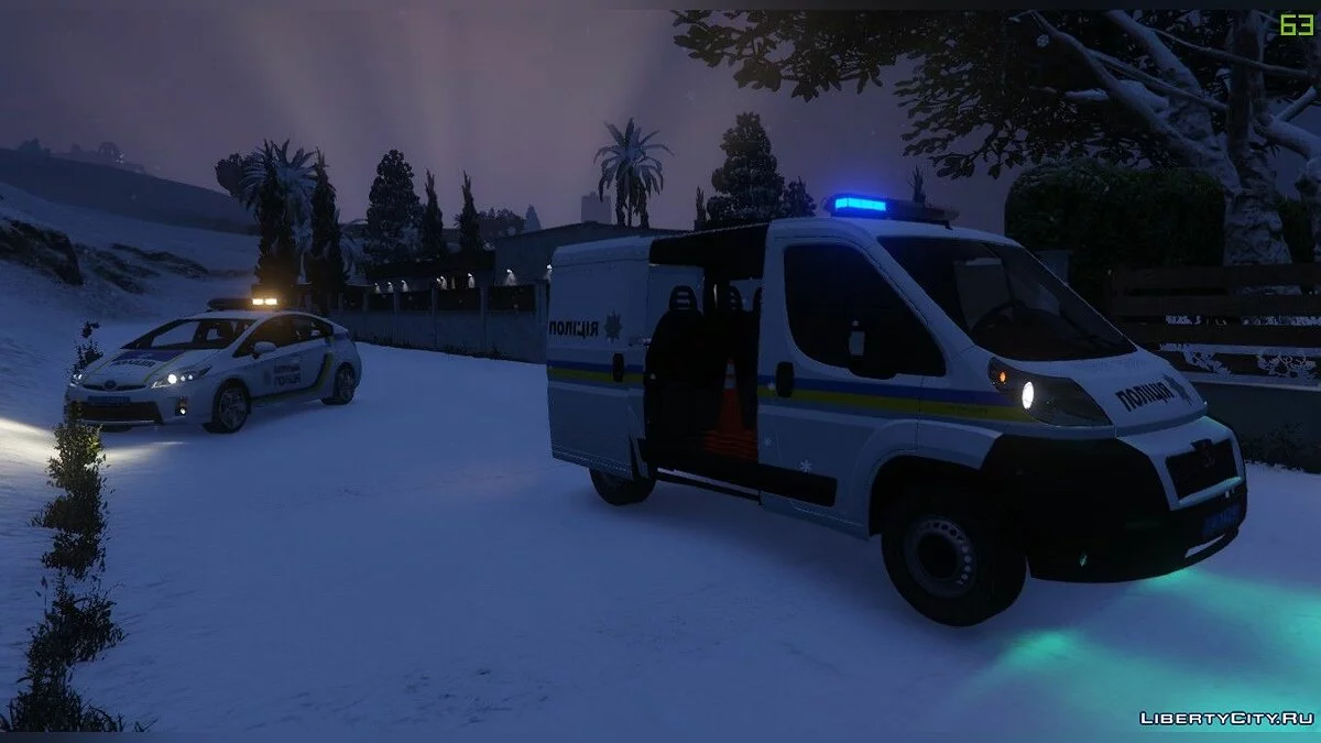 Peugeot Boxer 2007 - Украинская полиция / GTA 5