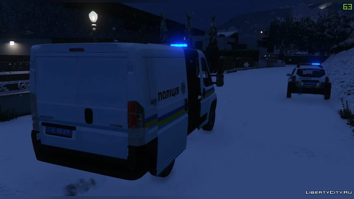 Peugeot Boxer 2007 - Украинская полиция / GTA 5