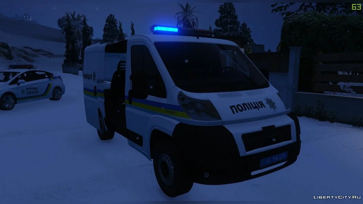 Peugeot Boxer 2007 - Украинская полиция / GTA 5