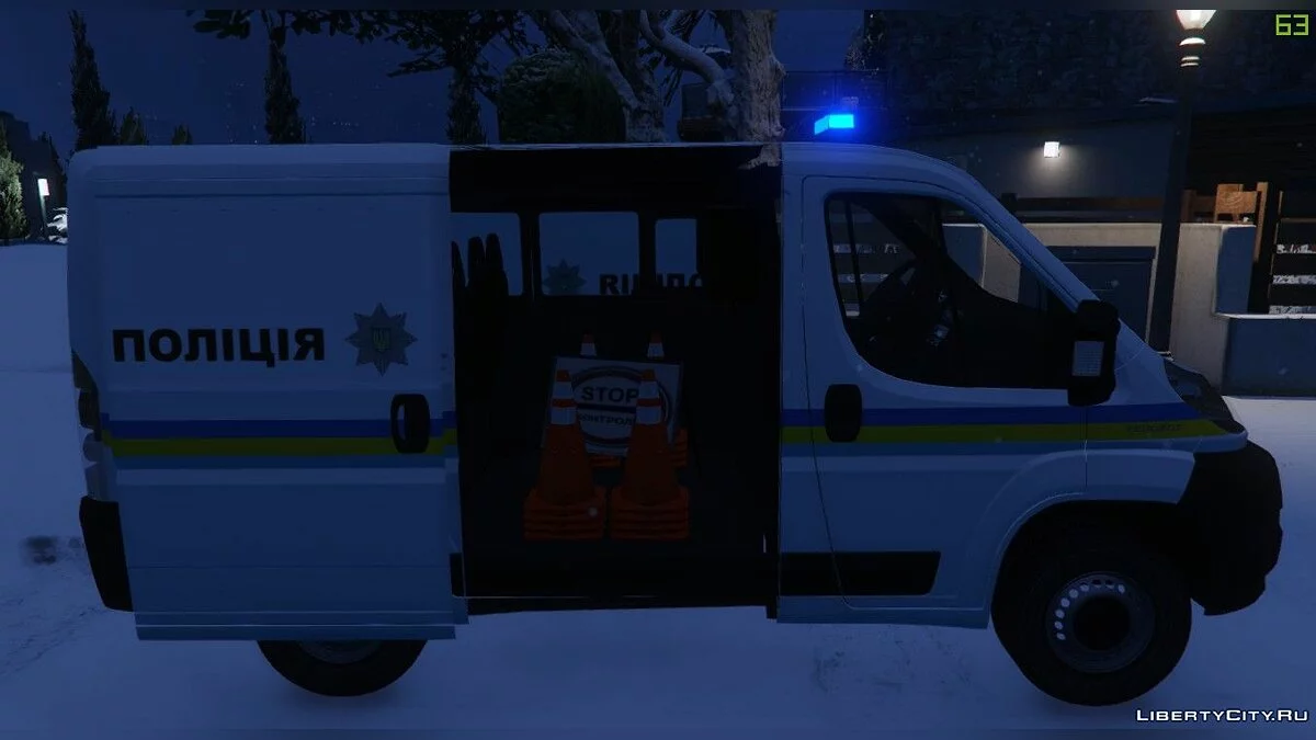 Peugeot Boxer 2007 - Украинская полиция / GTA 5