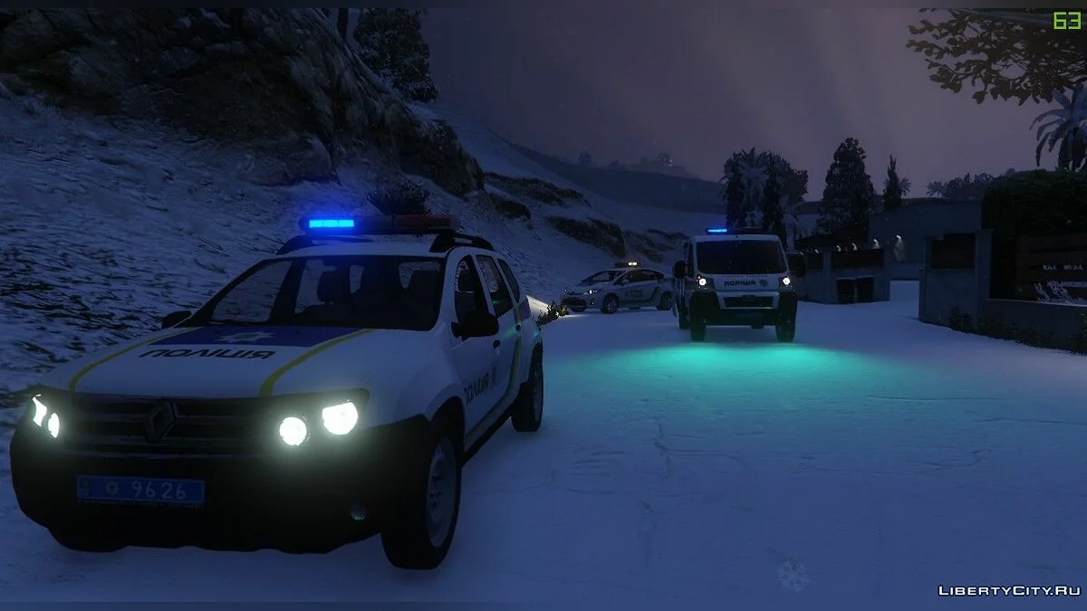 Renault Duster - Украинская полиция / GTA 5