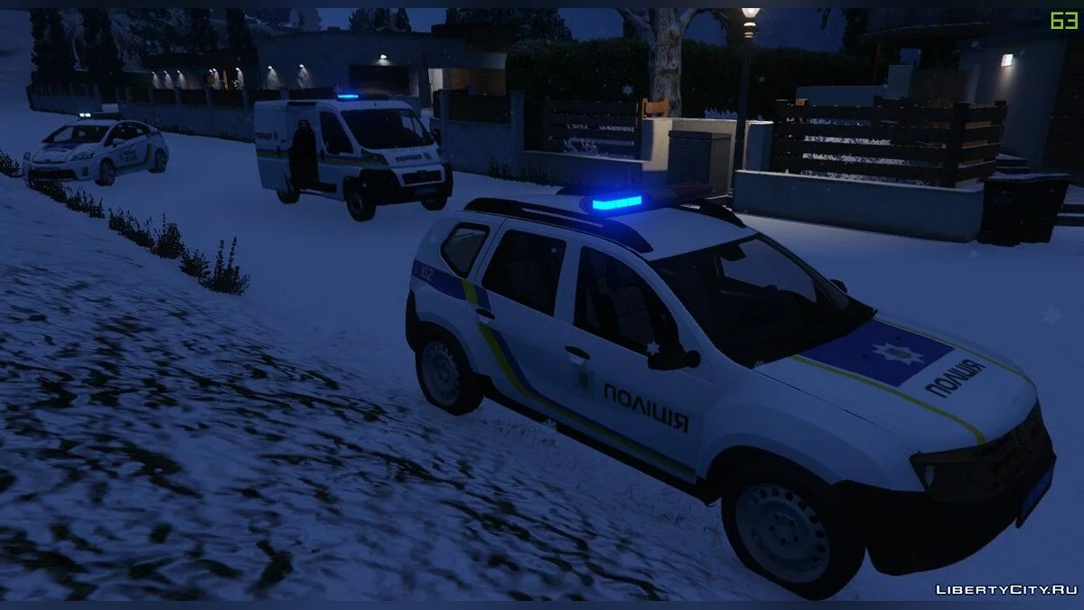 Renault Duster - Украинская полиция / GTA 5