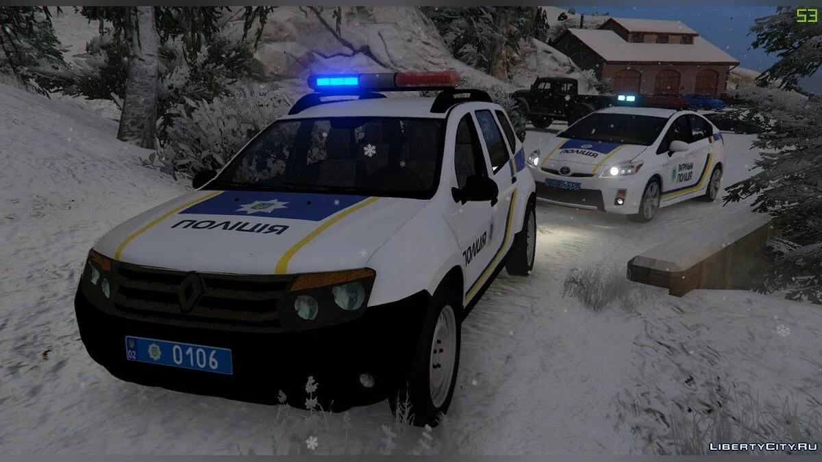 Renault Duster - Украинская полиция / GTA 5