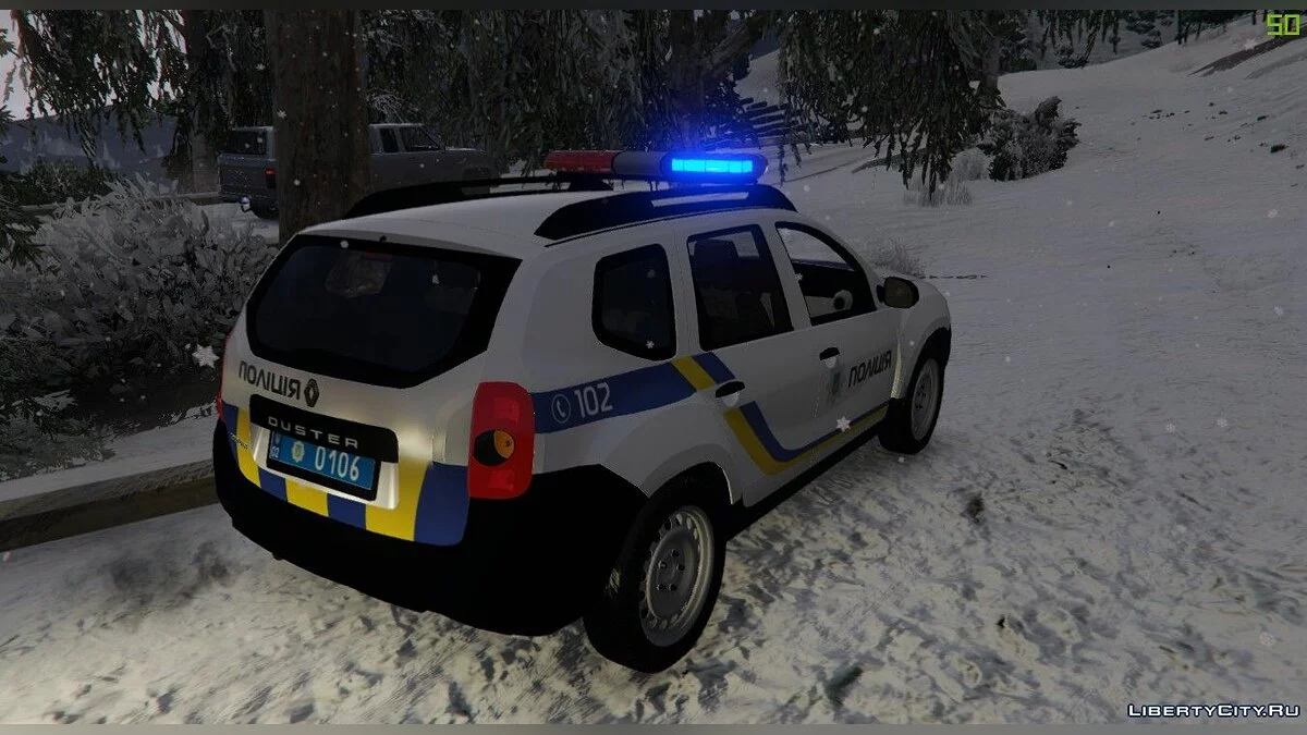 Renault Duster - Украинская полиция / GTA 5