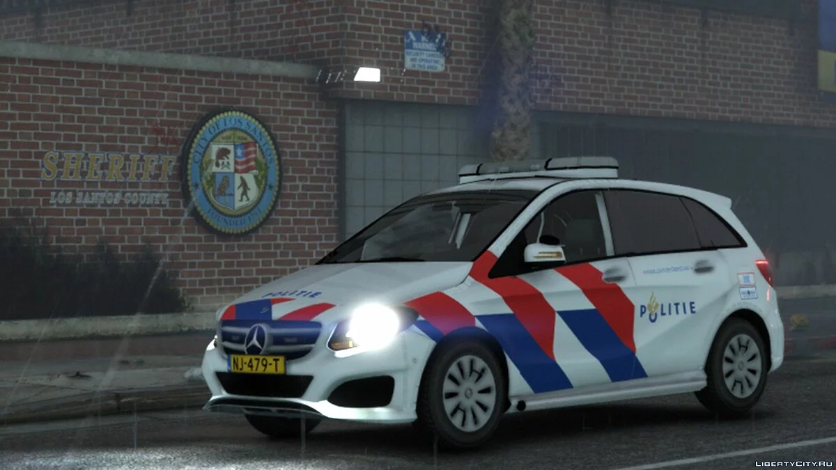 Mercedes Benz B Klasse 2016 Politie [ OOV / BZK / ELS / Reflective ] 1.0 / GTA 5