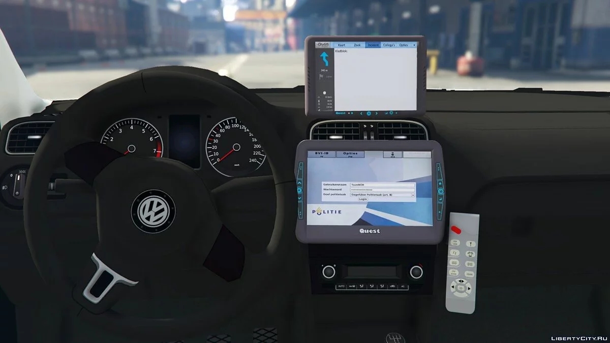 Volkswagen Polo - Голландская полиция / GTA 5