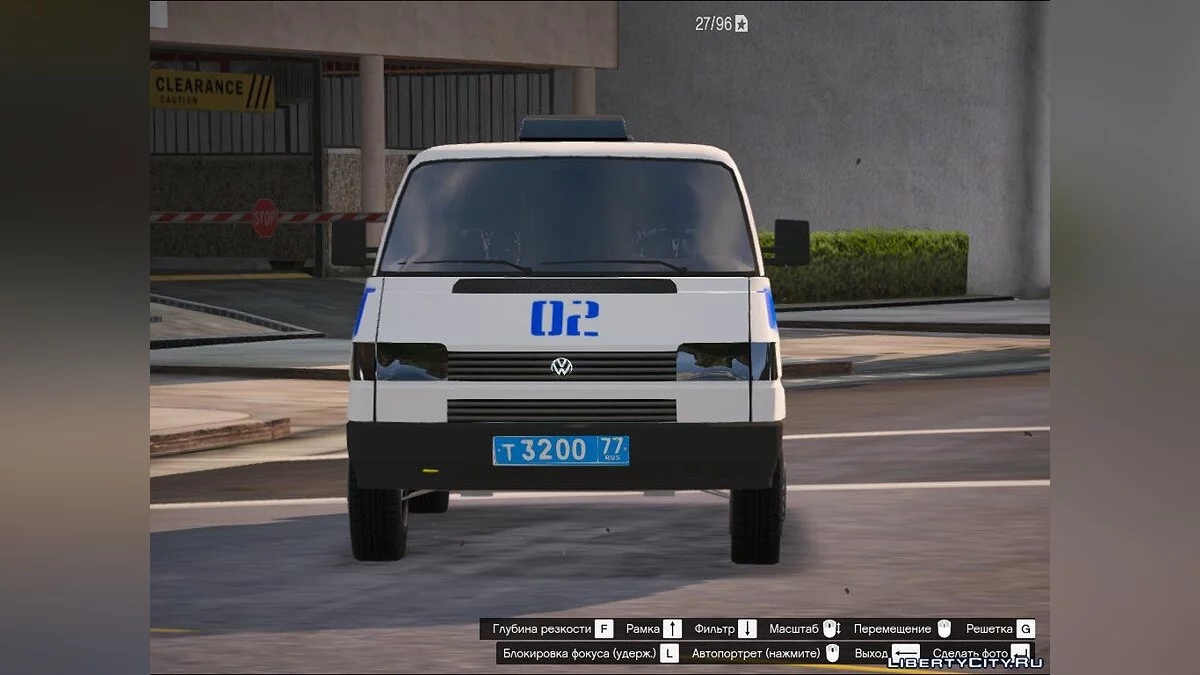 Volkswagen Transporter Police T4 - Милиция ГУВД Москвы / GTA 5