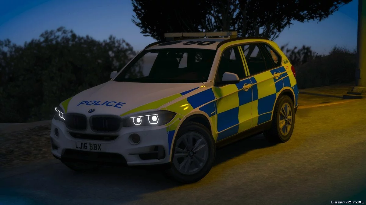 2017 Greater Manchester Police Traffic BMW X5 F15 [ELS] 1.0 / GTA 5