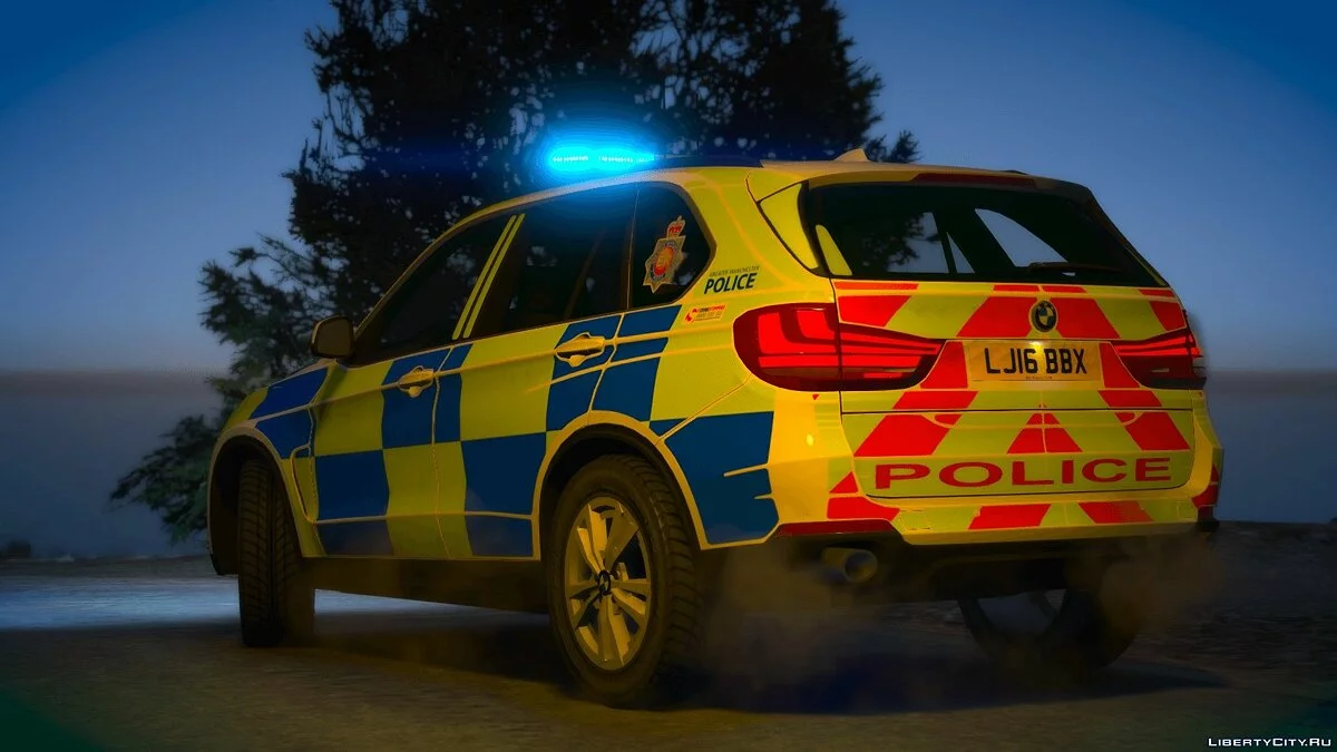 2017 Greater Manchester Police Traffic BMW X5 F15 [ELS] 1.0 / GTA 5