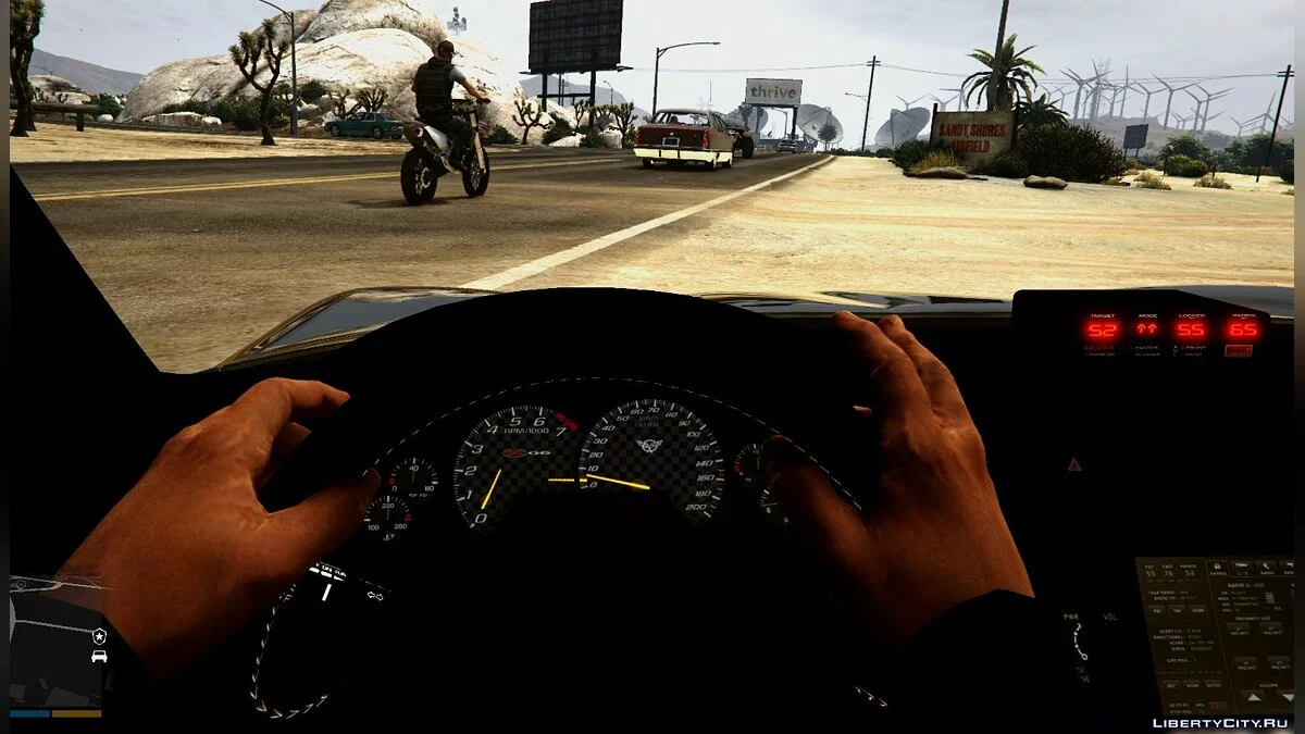 Chevrolet Corvette C5 Z06 Hot Pursuit Blaine County PD [Add-On | Template | Unlocked | ELS] 1.1 / GTA 5