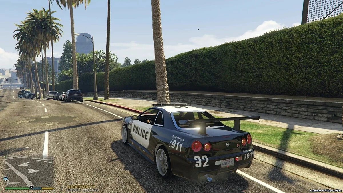 Nissan R34 Skyline Police [Replace | Template] 1.0 / GTA 5