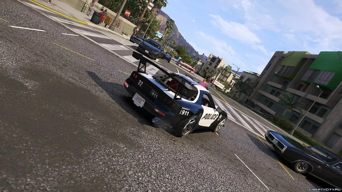 Полицейская Mazda RX7 / GTA 5
