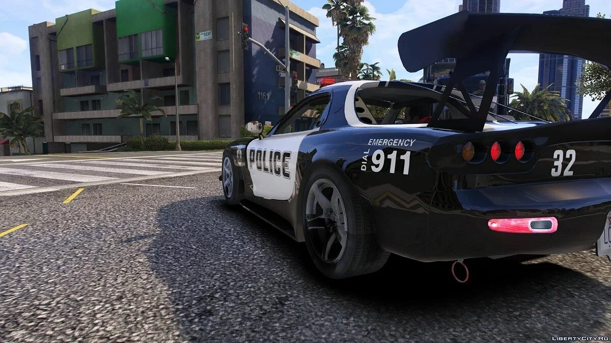 Полицейская Mazda RX7 / GTA 5