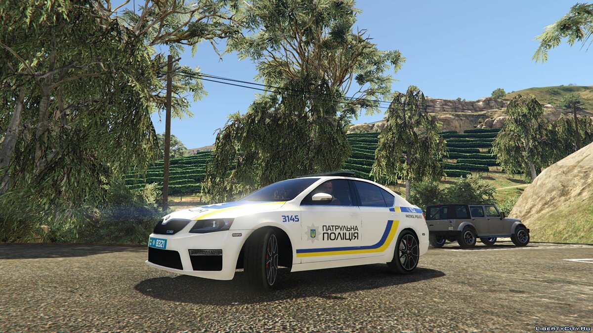 Скачать 2014 Police Škoda Octavia VRS - Полиция Украины для GTA 5