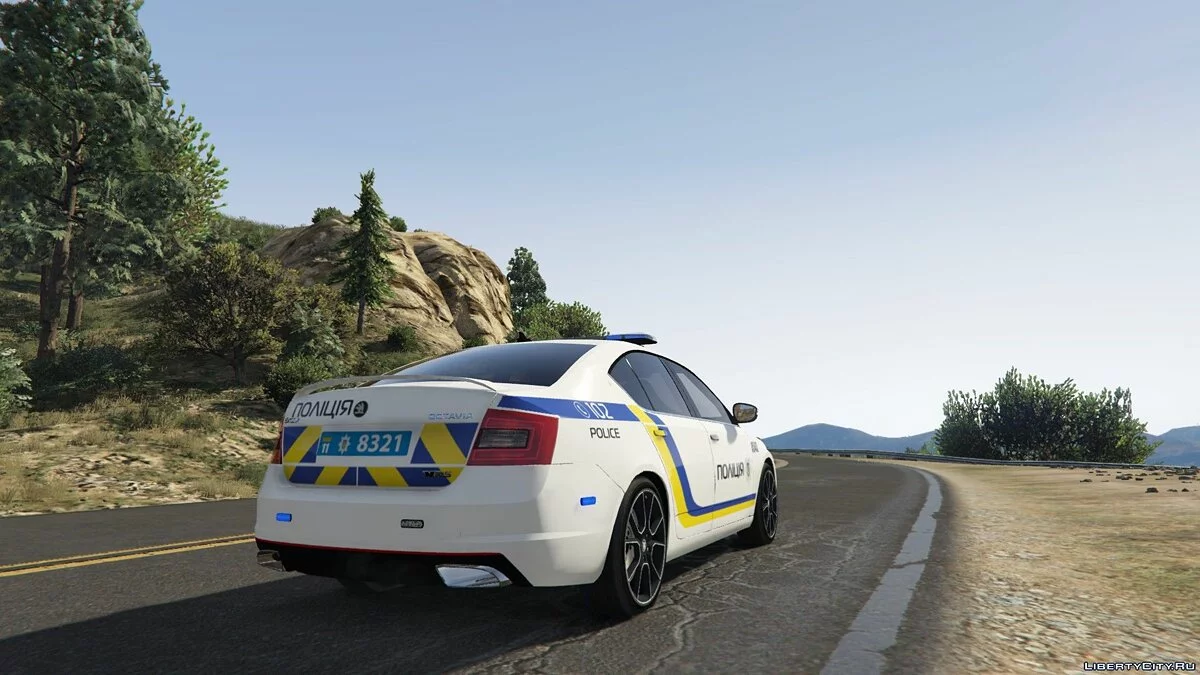 2014 Police Škoda Octavia VRS - Полиция Украины / GTA 5