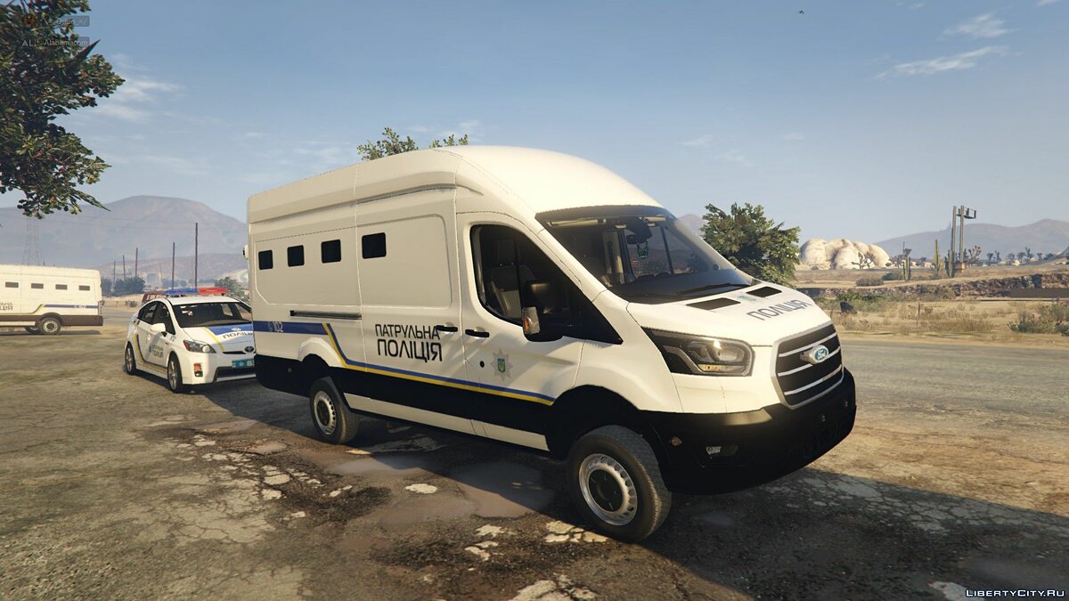 Скачать 2018 Ford Transit Полиция Украины для GTA 5