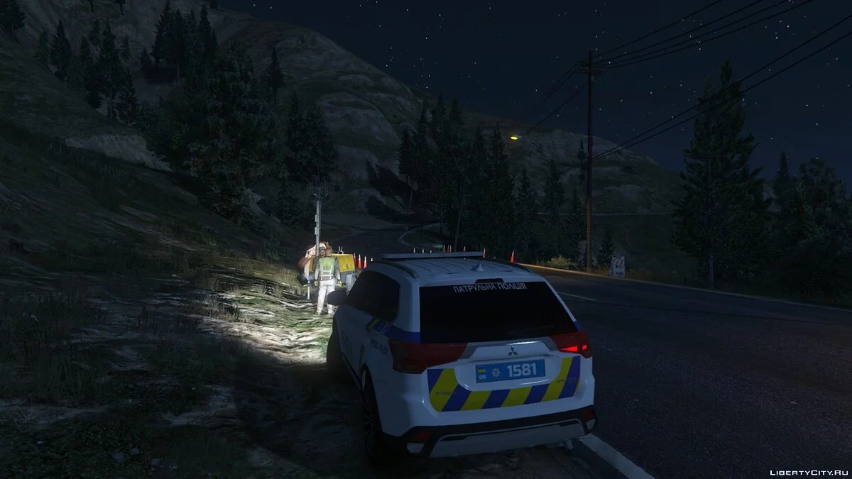Mitsubishi Outlander 2018 полиции Украины / GTA 5