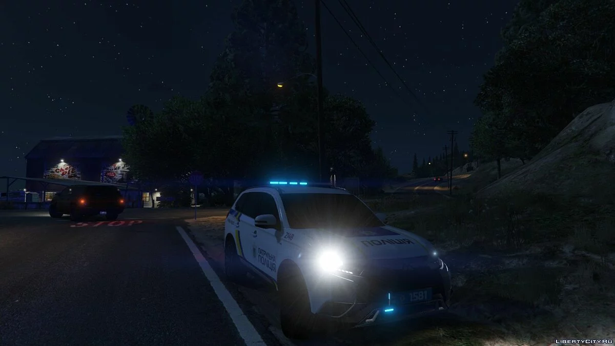 Mitsubishi Outlander 2018 полиции Украины / GTA 5