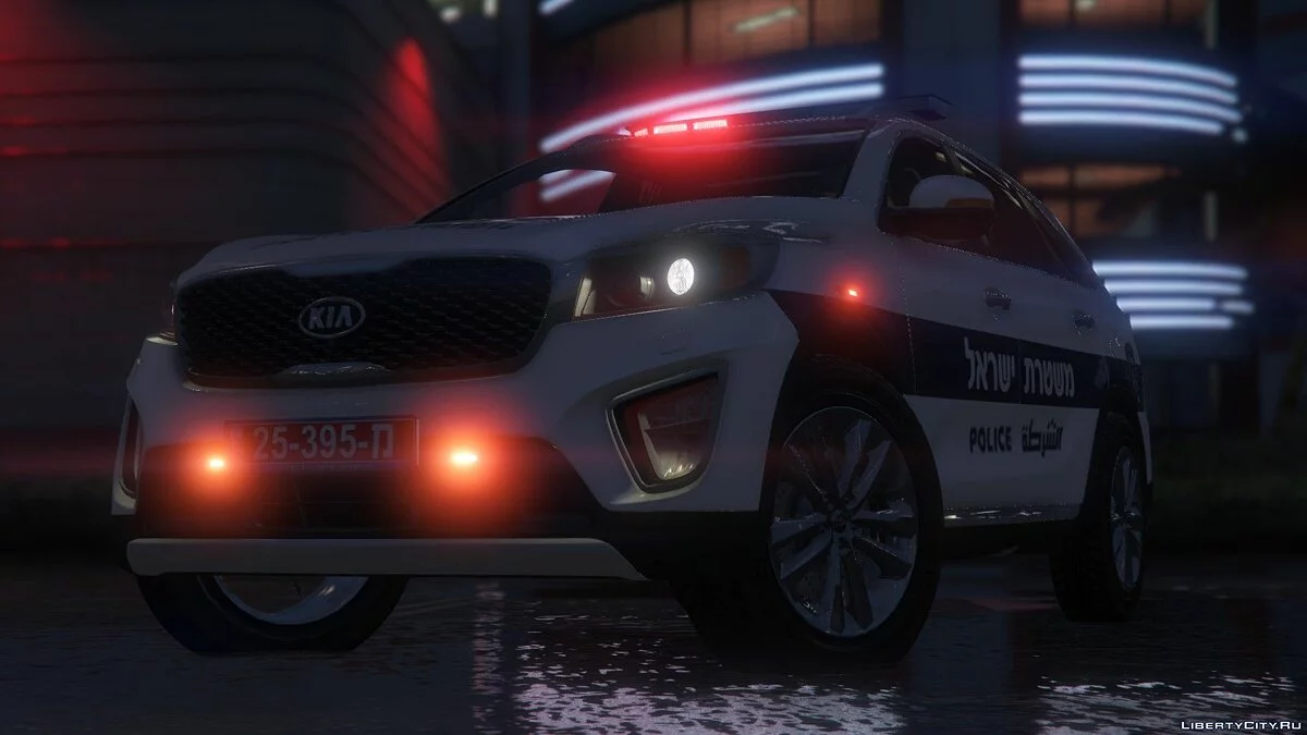 Kia Sorento Полиция Израиля [Add-On / Fivem Ready / Replace [ELS] V.1 / GTA 5